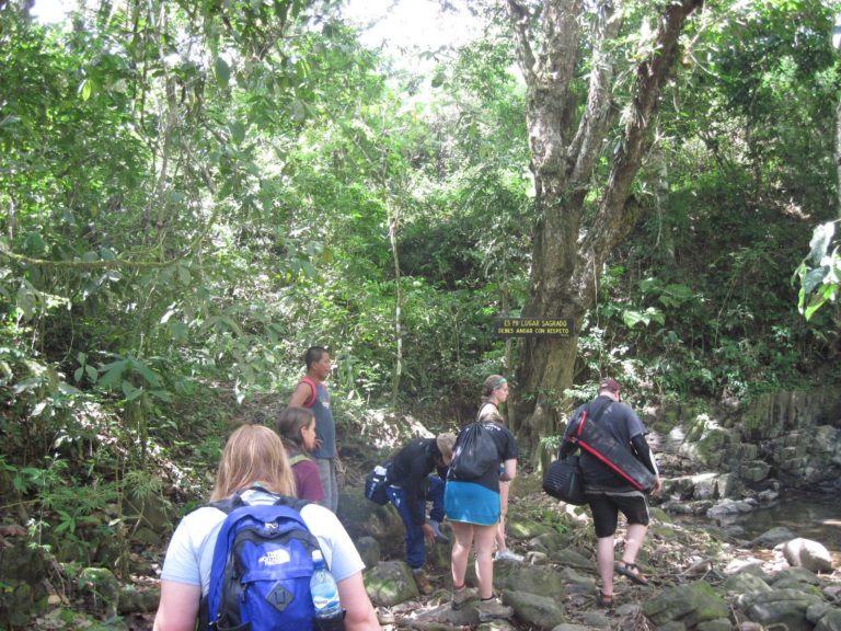 A team of interactive media students arrive on location in Costa Rica
