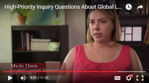screenshot of High-Priority Inquiry Questions About Global Learning YouTube video