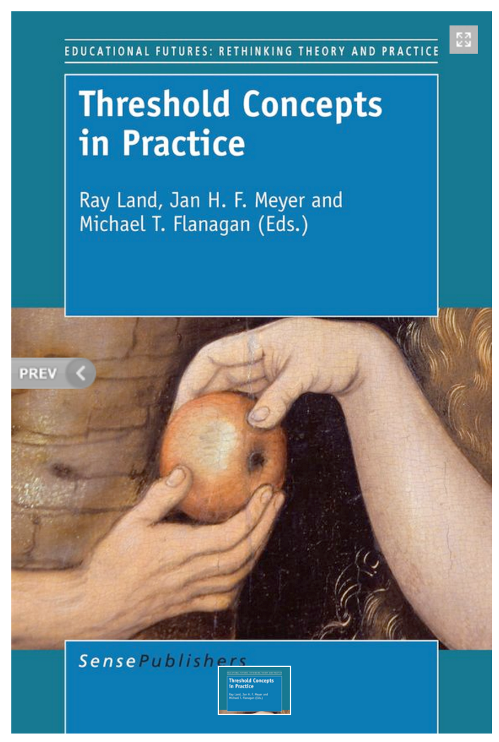 book cover of Threshold Concepts in Practice