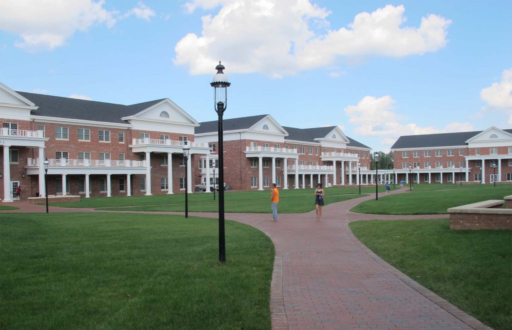 Colonnades residence halls at Elon University