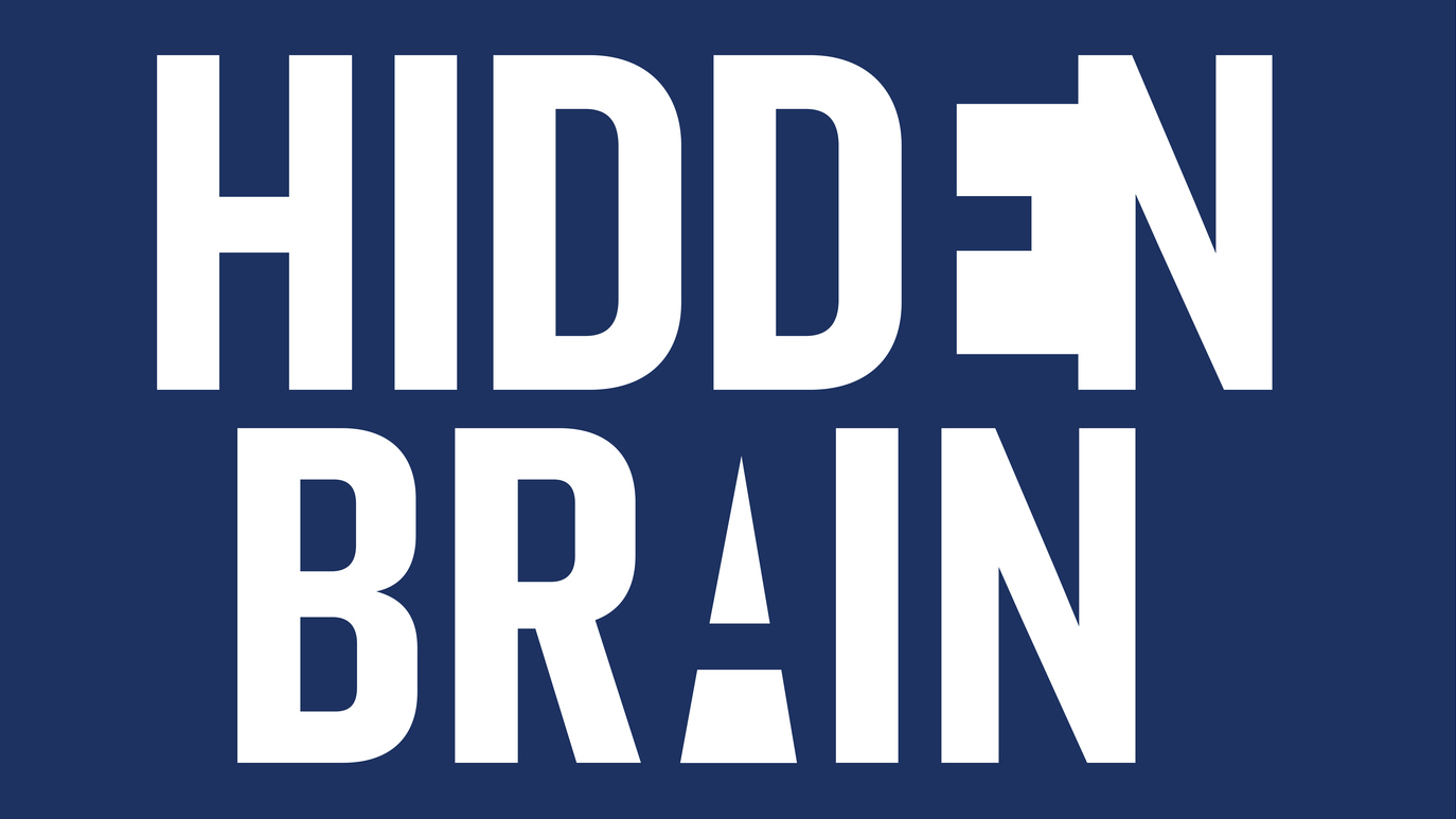 "Hidden Brain" podcast art