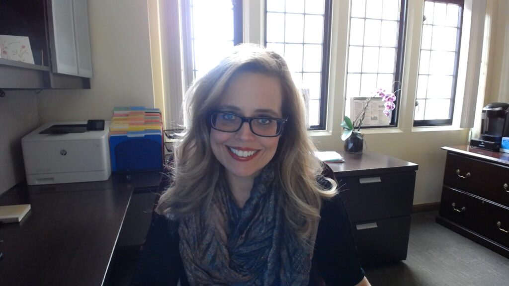 Photo of Denise Bartell in an office space