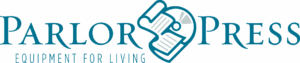 Parlor Press logo with embedded icons of printed pages and a CD, as well as the Parlor Press tag line, "Equipment for Living."