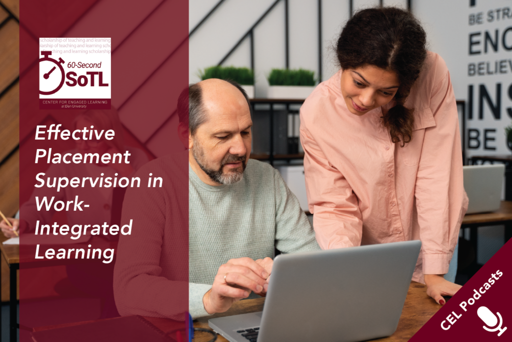 Effective Placement Supervision in Work-Integrated Learning