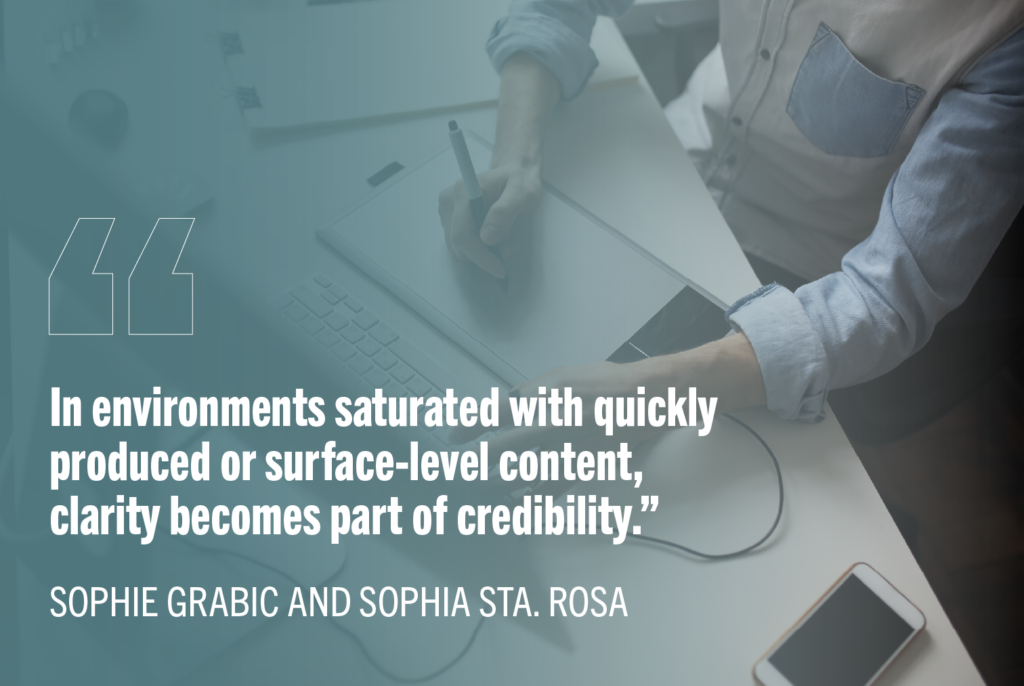 Design Establishes Trust and Credibility 