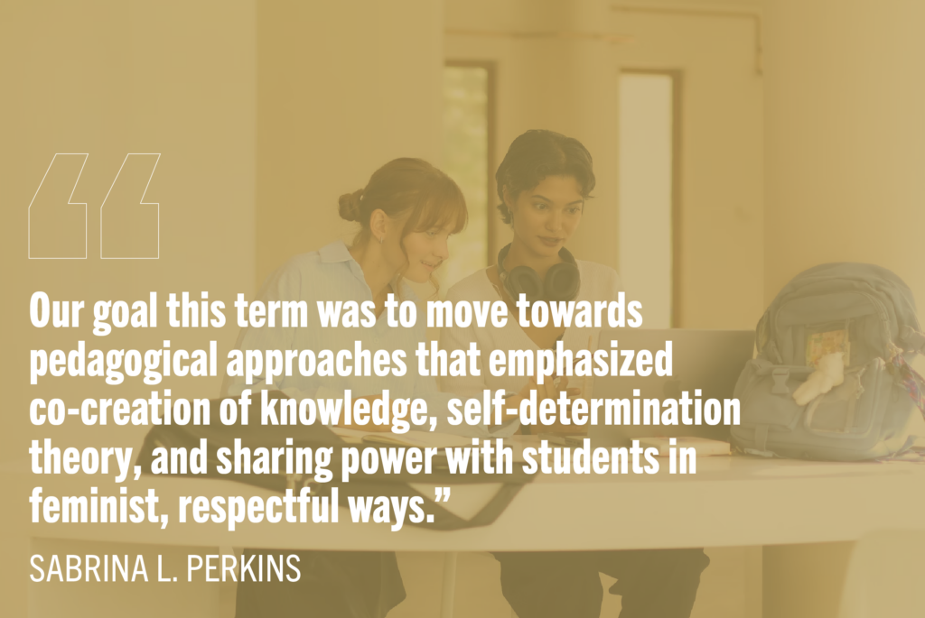 Learning Through Partnership: Reflections on Teaching, Power, and Student Engagement  